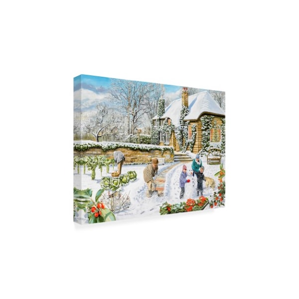 Trevor Mitchell 'Winter Cottage' Canvas Art,24x32